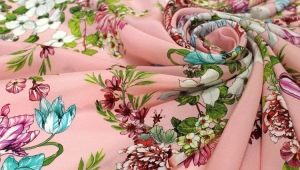 What is crepe de Chine and where is the fabric used?
