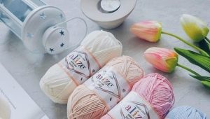 Cotton yarn with acrylic