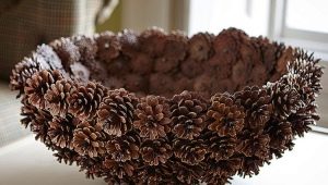 Making baskets from cones