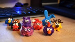 How to mold smeshariki from plasticine?