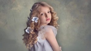 The best hairstyles with curls and curls for prom in kindergarten