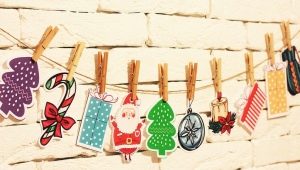 Decorative clothespins