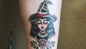 Sketches and meaning of a witch tattoo