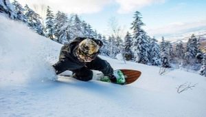 Freeride on a snowboard