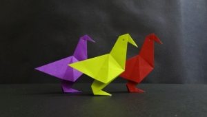Πώς να φτιάξετε origami με τη μορφή πουλιών;