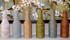 How to decorate a vase with your own hands at home?