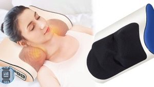 Heated massage cushions