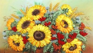 Ribbon embroidery kits