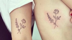 Review of paired tattoos for girlfriends and their placement
