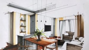 Features of interior sketching