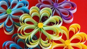 Crafts from strips of paper