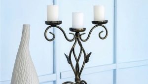 Bougeoirs pour 3 bougies