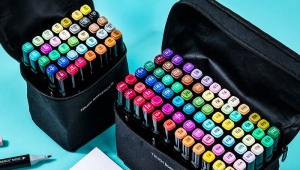 Professional markers for sketching