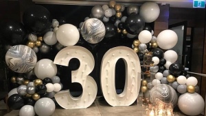 Variety of photo zones for 30 years