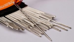 Variety and selection of sewing needles