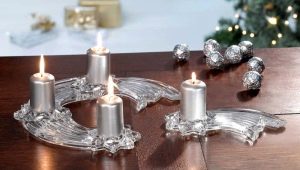 Christmas candlesticks: features and types