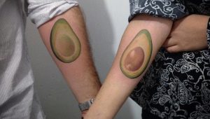 Avocado tattoo