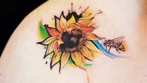  Sunflower tattoo