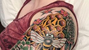 Honeycomb tattoo