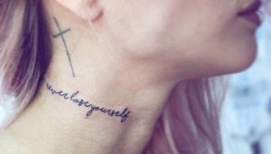 All about the tattoo on the neck