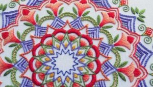 Choosing a fabric for satin stitch embroidery
