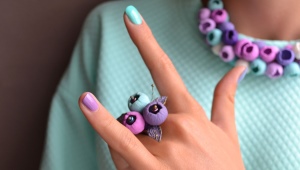 Making polymer clay rings