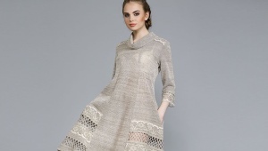 Linen dresses with lace