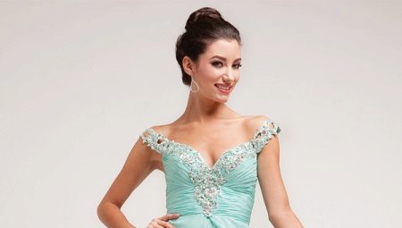 Mint evening dress