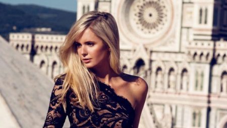 One sleeve dress - fashionable asymmetry