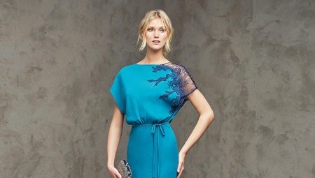 Dress pattern with a bat sleeve and sewing technology