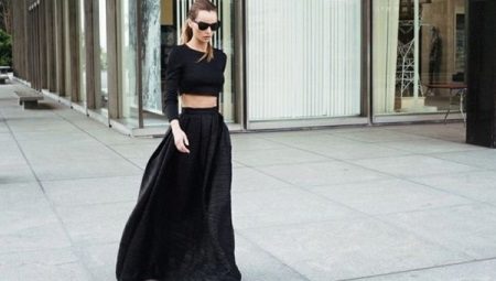 Long semi-sun skirt
