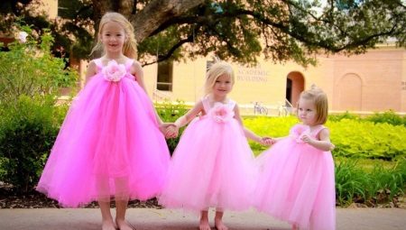 How to sew a tulle dress for a girl with your own hands?