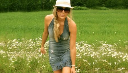 How to make a sundress from old jeans with your own hands?