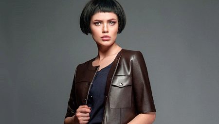 Women's leather blazers