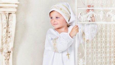 Christening shirt for girls