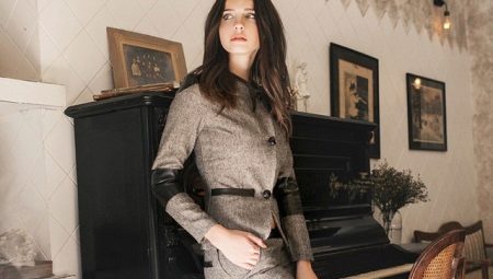 Pantalon en tweed