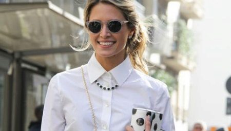 Collar of shirts and blouses