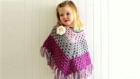 Baby poncho for girls