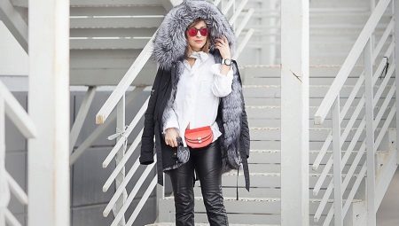 Parka with fur