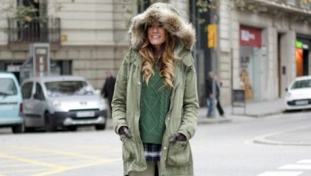 Parka with natural fur