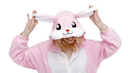 Pajamas-jumpsuit with a hood