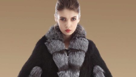 Poncho with fur