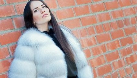Cross fur coat