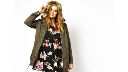 Plus size women's parka