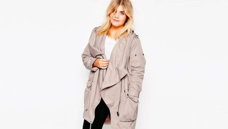 Large size women's winter parka