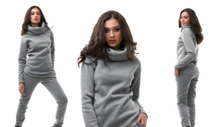 Women's tracksuit with fleece