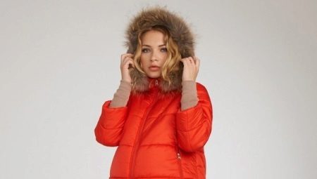 Winter parka for pregnant women