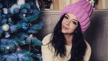 Lapel hat and popular marshmallow