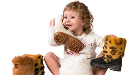 Children's high boots for girls