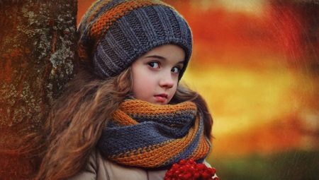Children's scarf-snood (clamp)